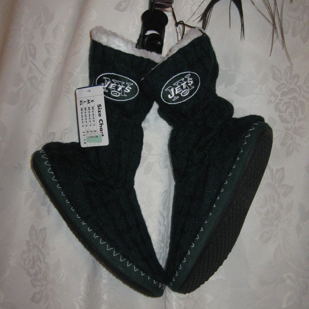 NEW NFL NEW YORK JETS SLIPPERS